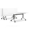 Gregory Flip Table - Folding Table - Flat and Folded Positions