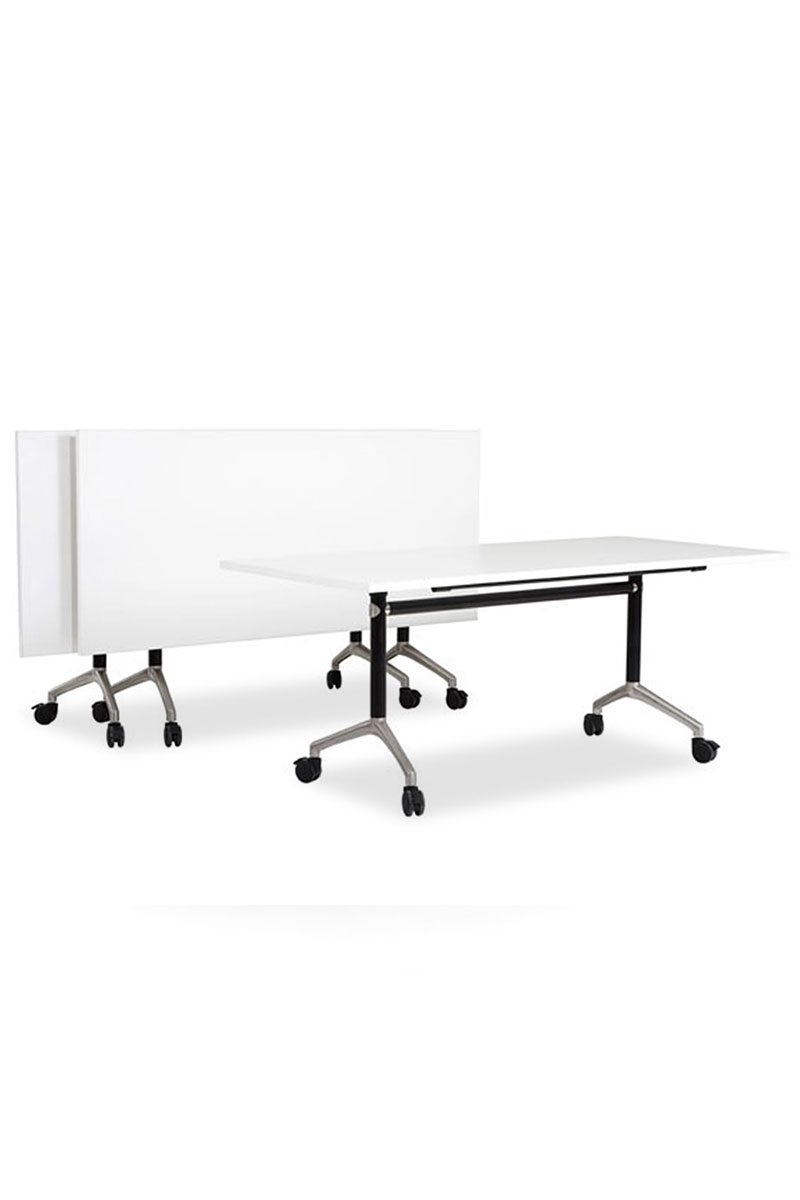 Gregory Flip Table - Folding Table - Flat and Folded Positions