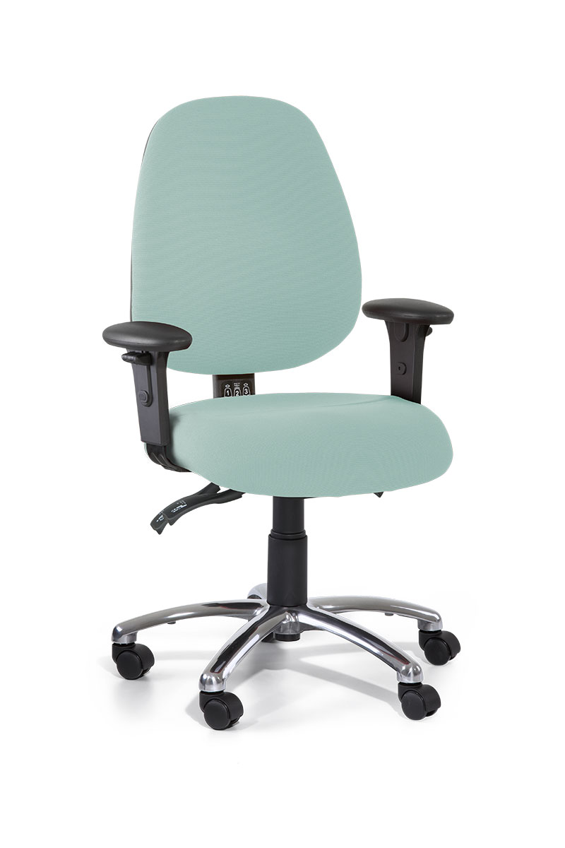 Gregory Inca High Back Medium Seat with arms and aluminium base