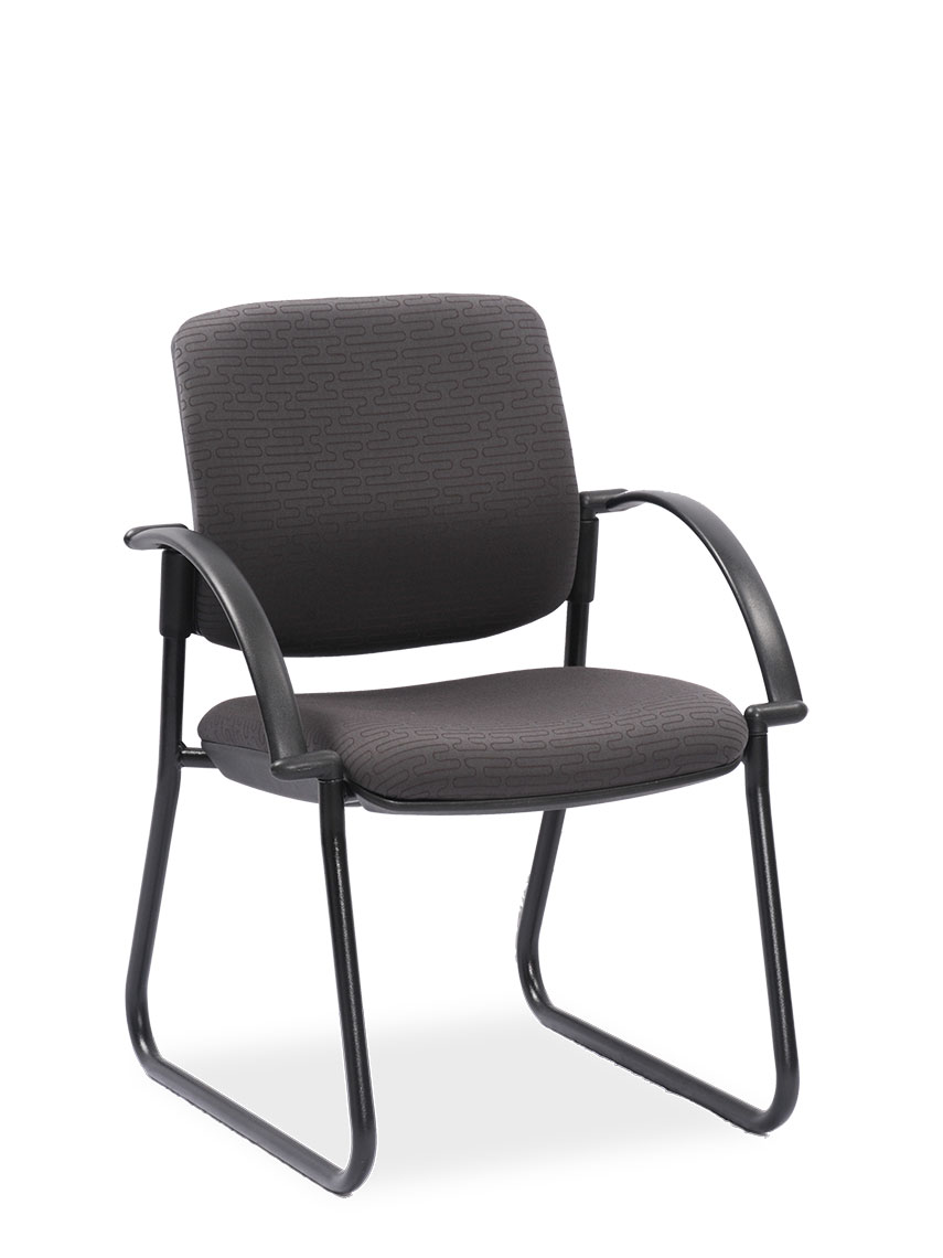 Gregory Olympic Visitor Chair - Square Back, Sled Base