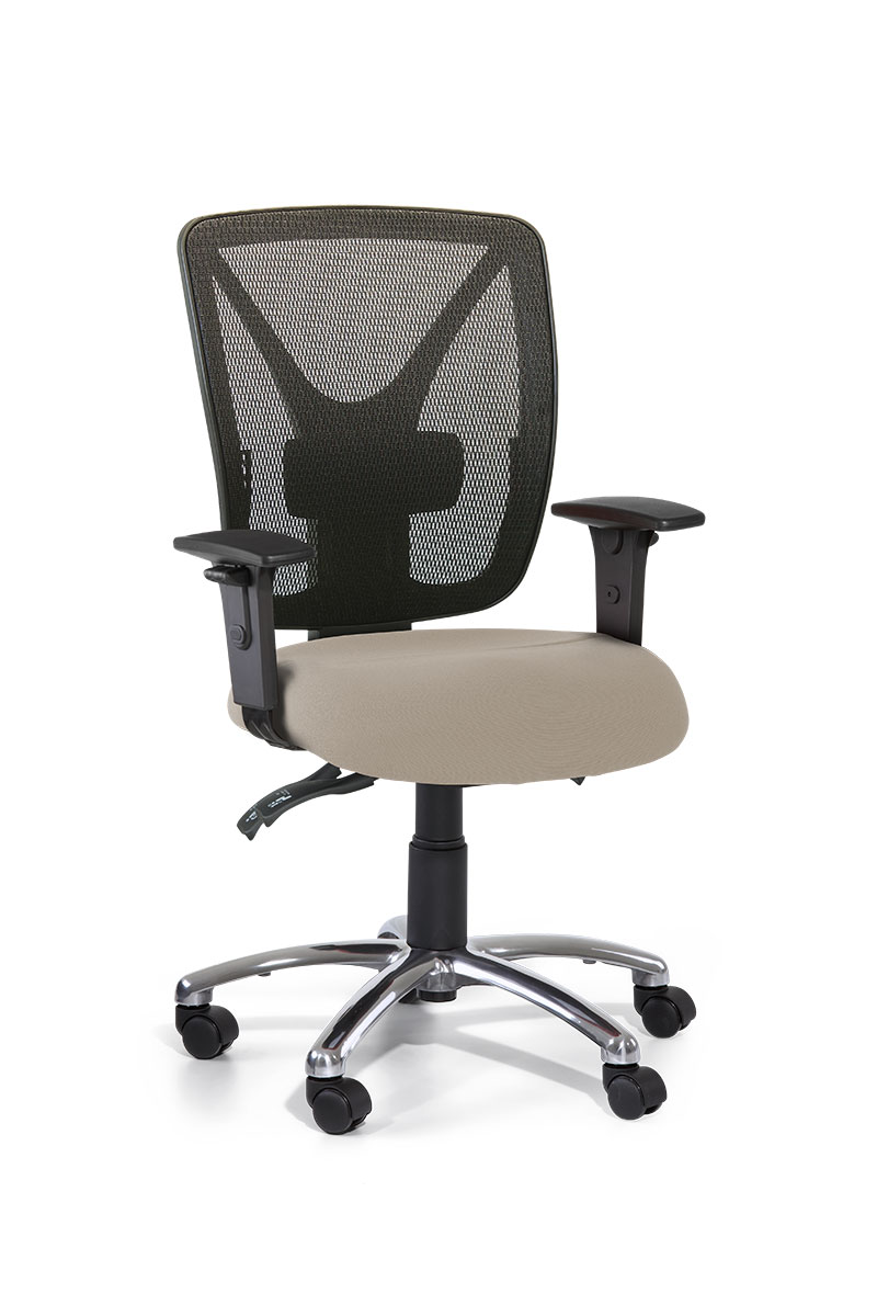 Gregory Evoke High Back Medium Seat with arms and aluminium base