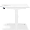 Gregory Shoulder Support Sit Stand Workstation White Top, White Frame. Product Code: SITSTAND-WHITE