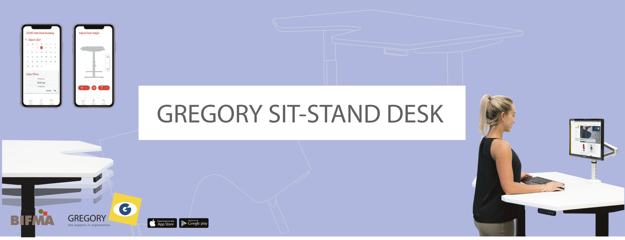 GREGORY SIT-STAND DESK