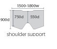 shoulder support workstation layout