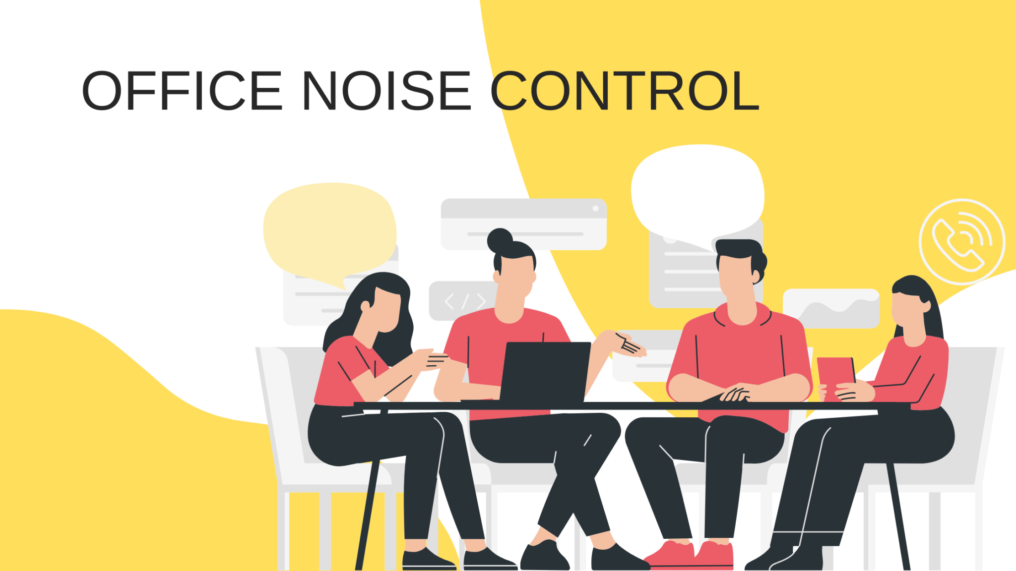 Office noise control in an open office environment - gregorychairs