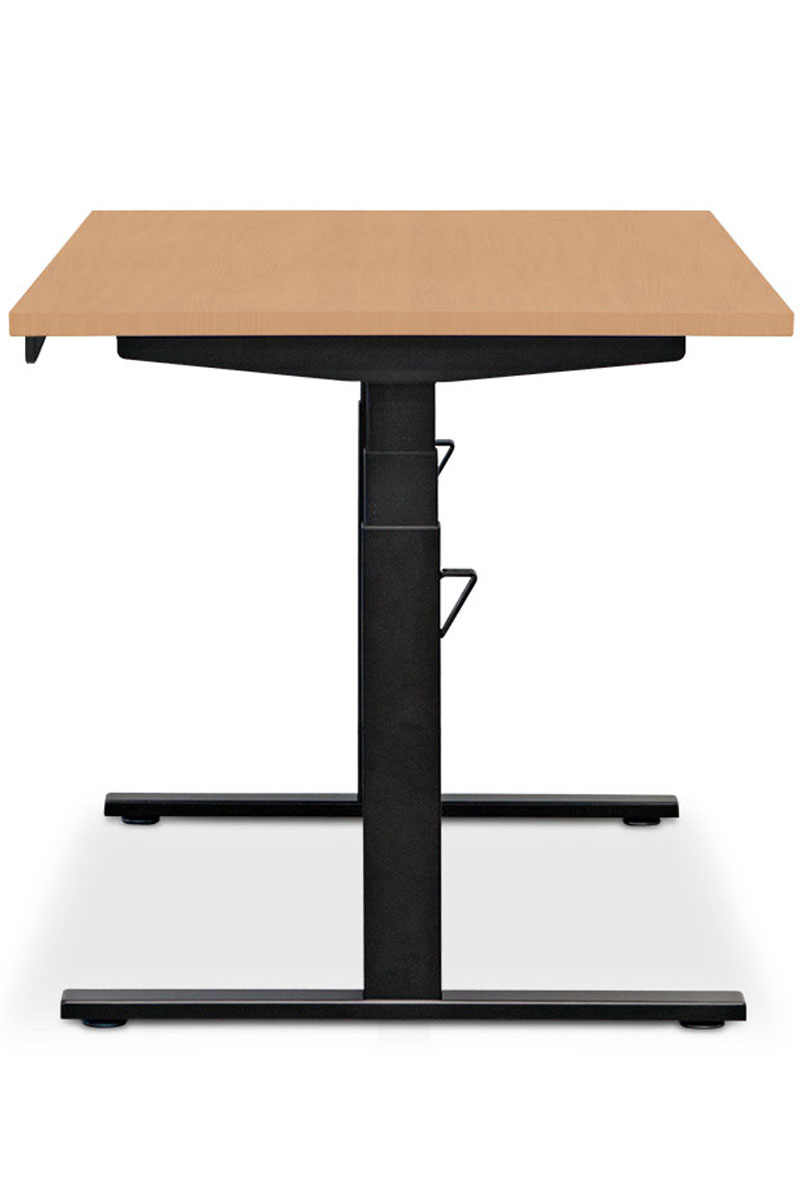 Gregory Sit Stand, Beech Top, Black Frame Product Code: SITSTAND-BLACK
