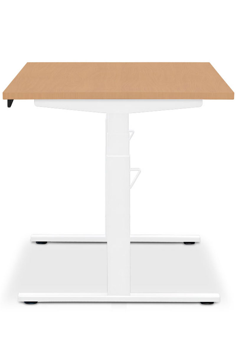 Gregory Sit Stand, Beech Top, White Frame Product Code: SITSTAND-WHITE