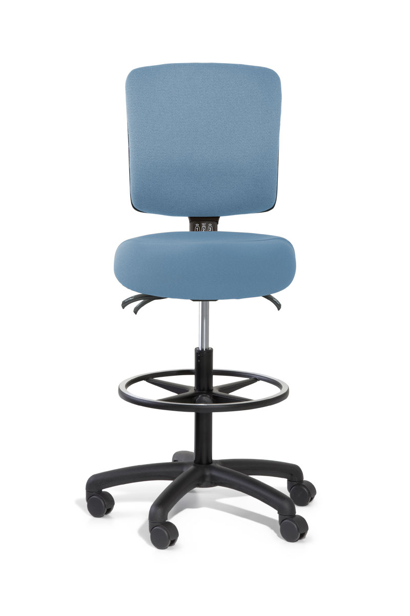 Gregory Boxta Drafting Chair - Medium Back Medium Seat