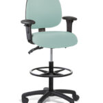Gregory Inca Drafting Chair - Medium Back Medium Seat with arms
