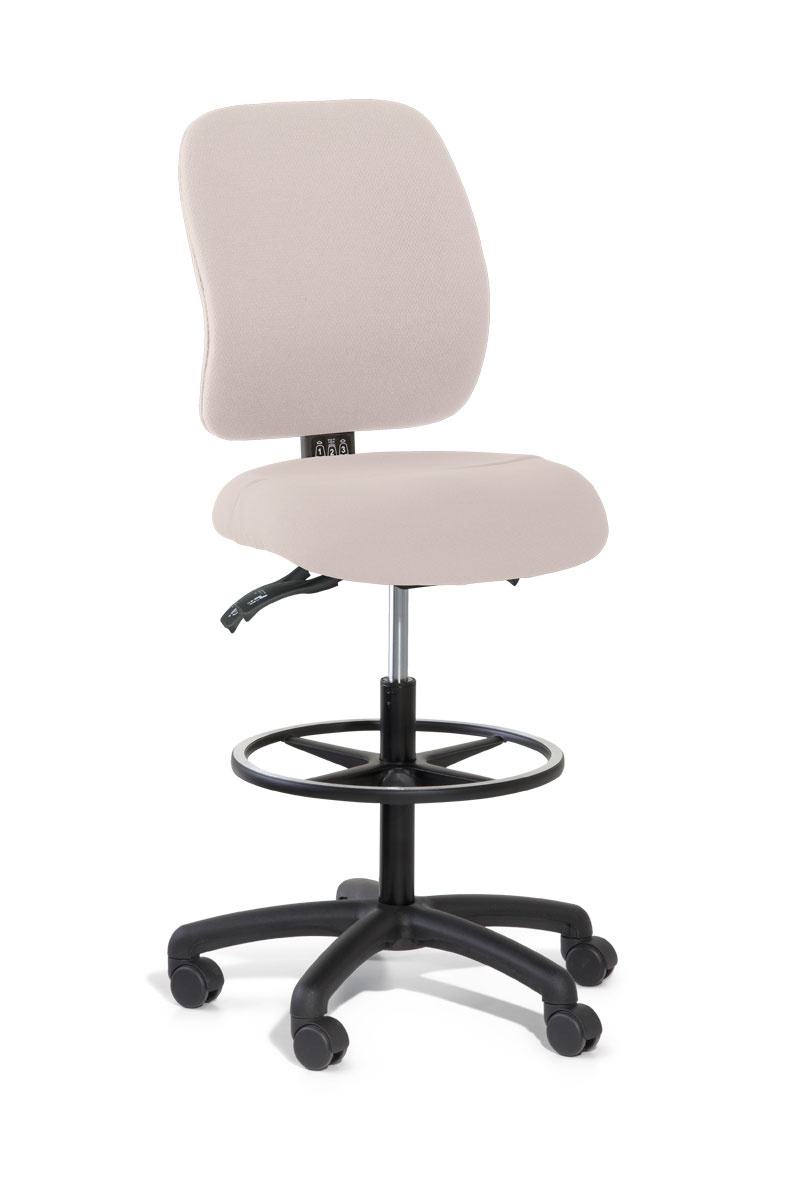 Gregory Slimline Drafting Chair - Medium Back Medium Seat