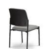 Gregory Dione Visitor Chair - Black 4 Leg Frame, Fully upholstered.